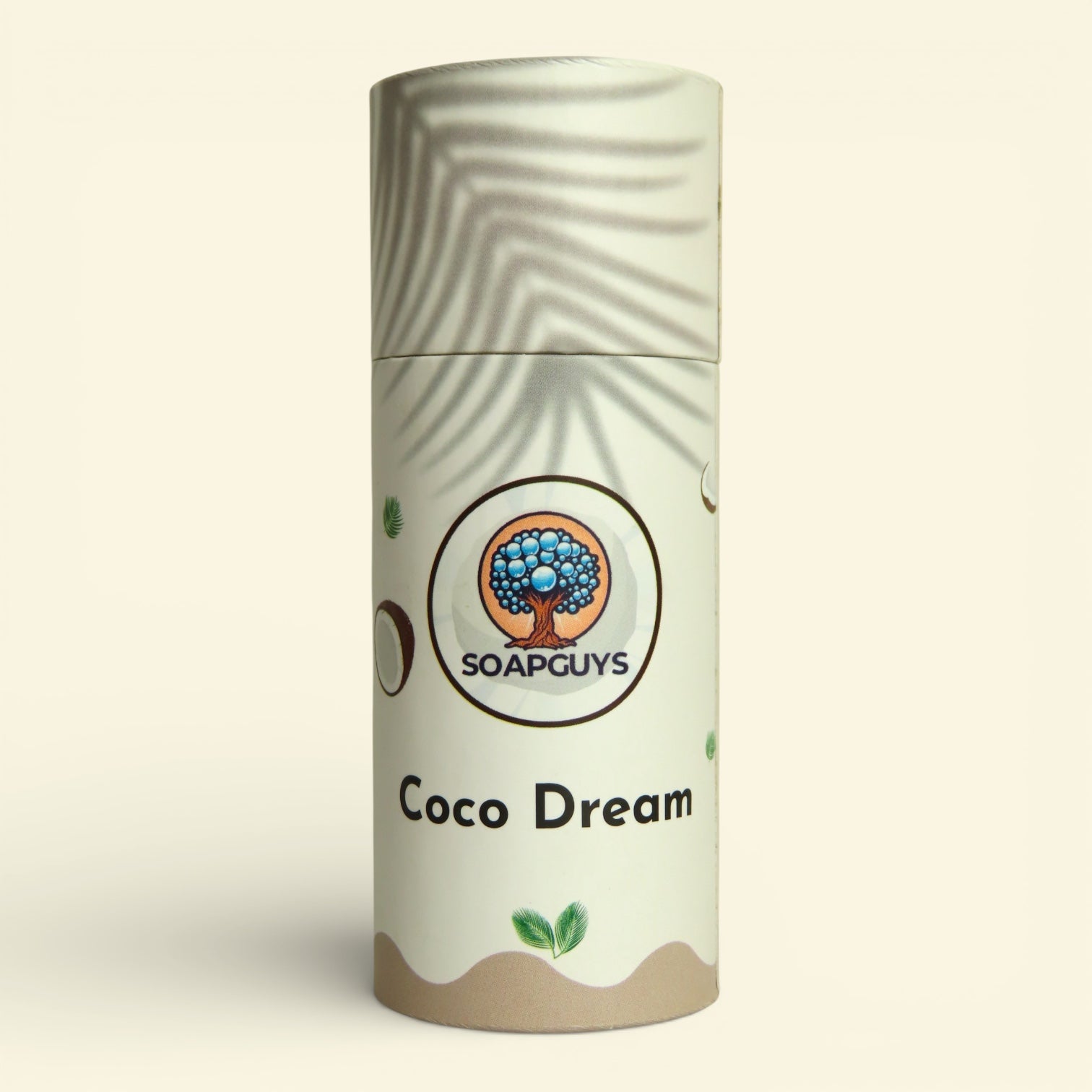 Natürlicher Coco Dream Deoroller mit Kokosöl, Sheabutter und Patchouli-Duft ohne Aluminium