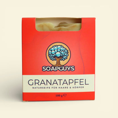 Granatapfel Naturseife mit Antioxidantien für ein strahlendes Hautbild