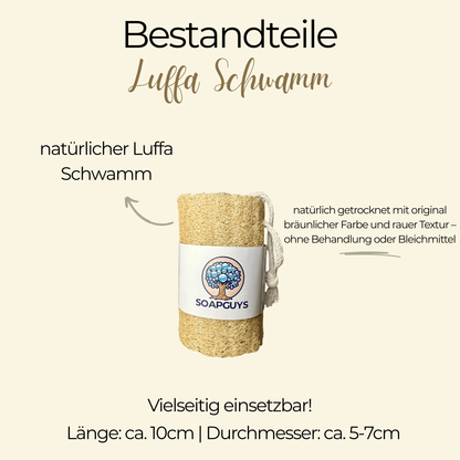 Natürlicher Luffa-Schwamm für Körperpeeling und sanfte Massage