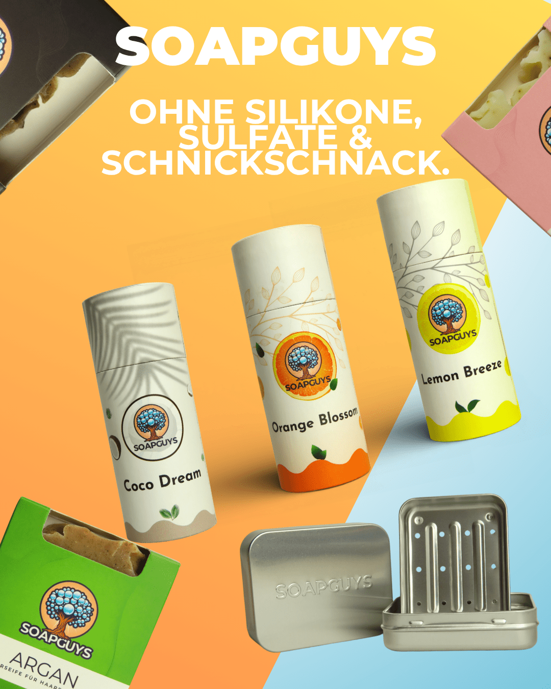 Handgemachtes Naturkosmetik-Deodorant von SoapGuys – vegan, aluminium­frei und nachhaltig