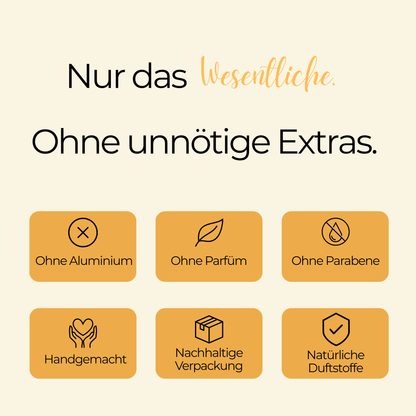 Orange Blossom Deoroller mit Mandelöl und Zinkoxid für zuverlässigen Schutz