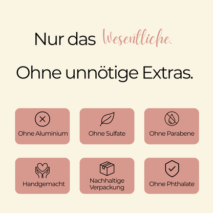 Rose Naturseife mit Sonnenblumenöl und Sheabutter mild