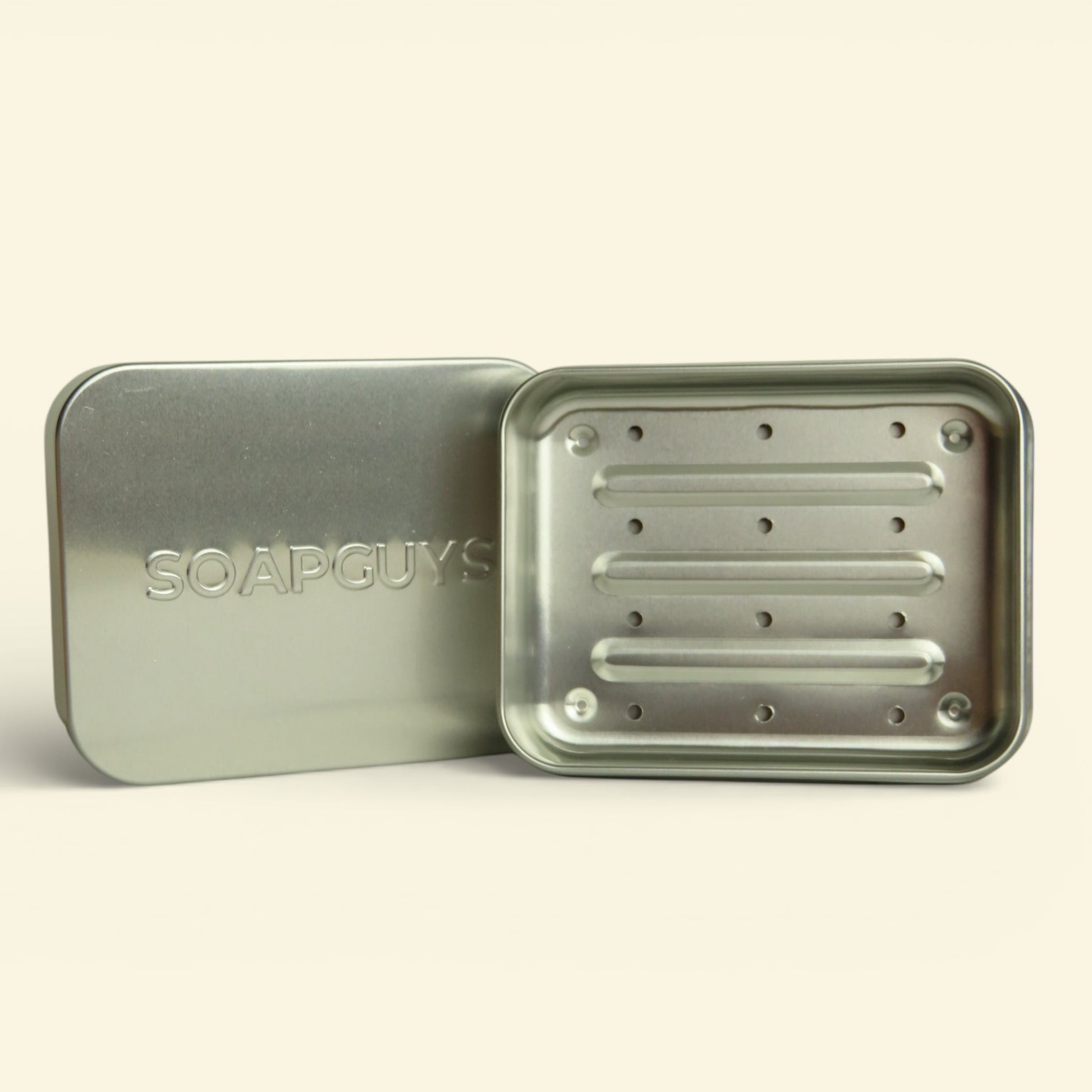 Seifenbox mit herausnehmbarem Abtropfeinsatz für optimale Trocknung der Naturseife