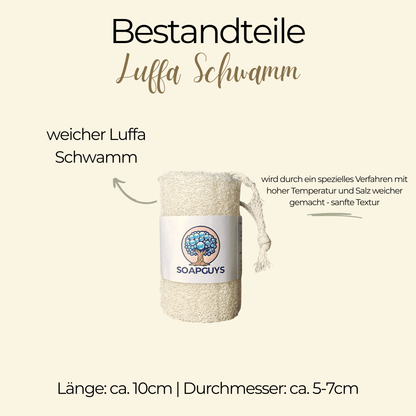 Weicher Luffa-Schwamm aus Naturfaser für die tägliche Körperpflege